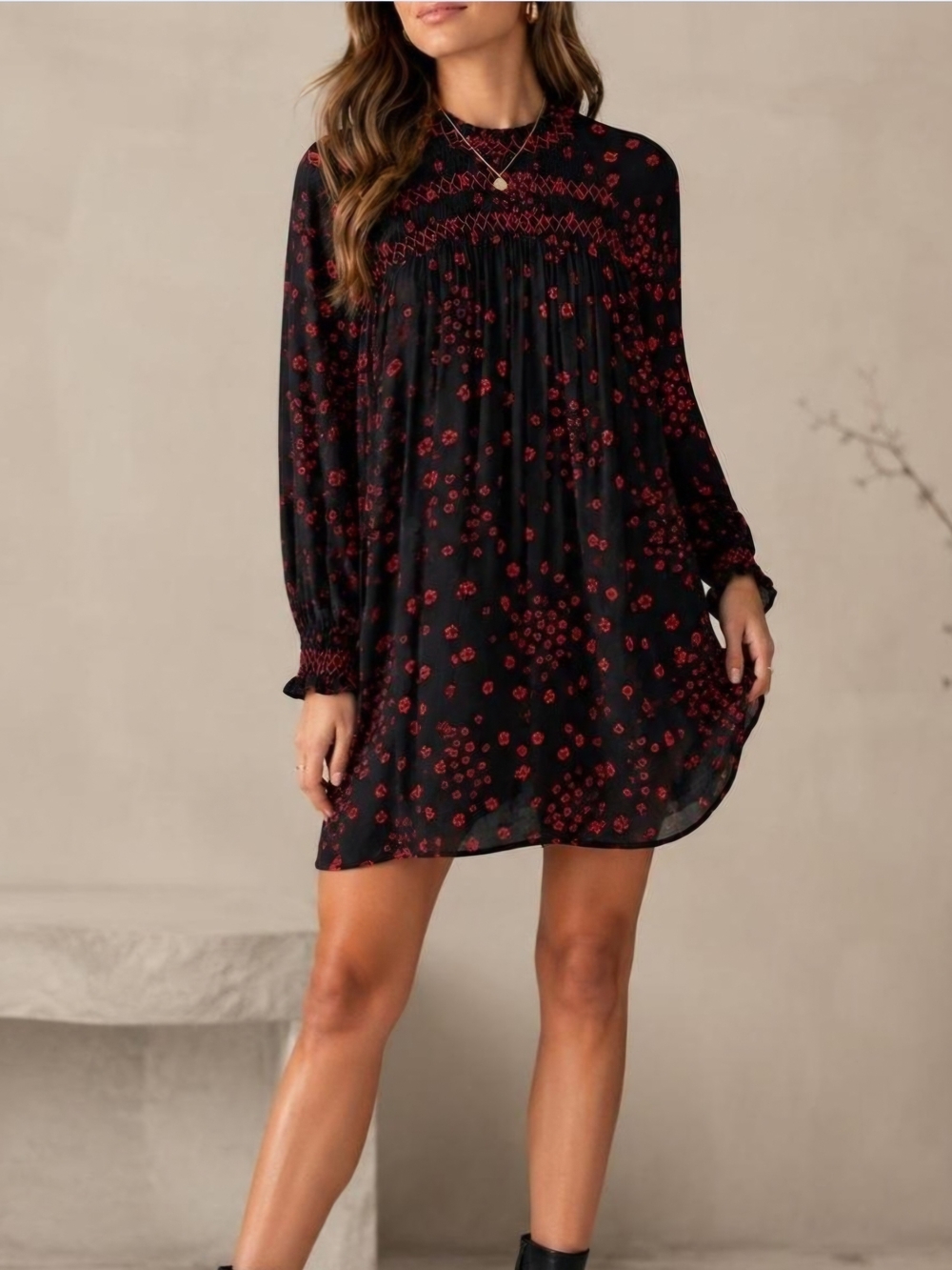 Free People "Flowers in Her Hair" Tunic